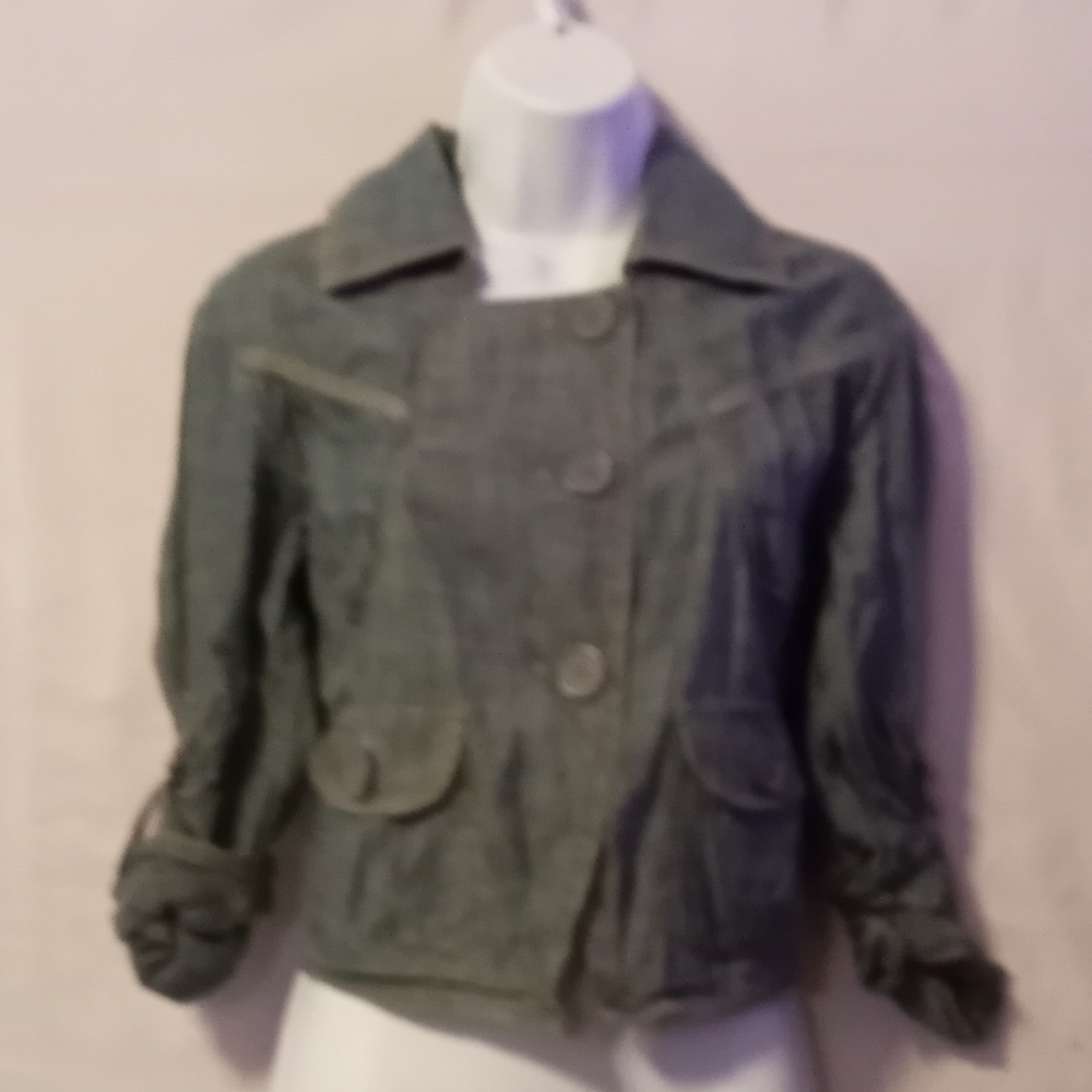 Mossimo 3/4rth sleeve jean jacket - Picture 1 of 4